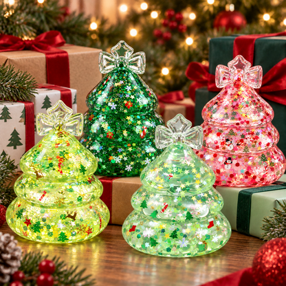 Glitter Christmas tree squishy